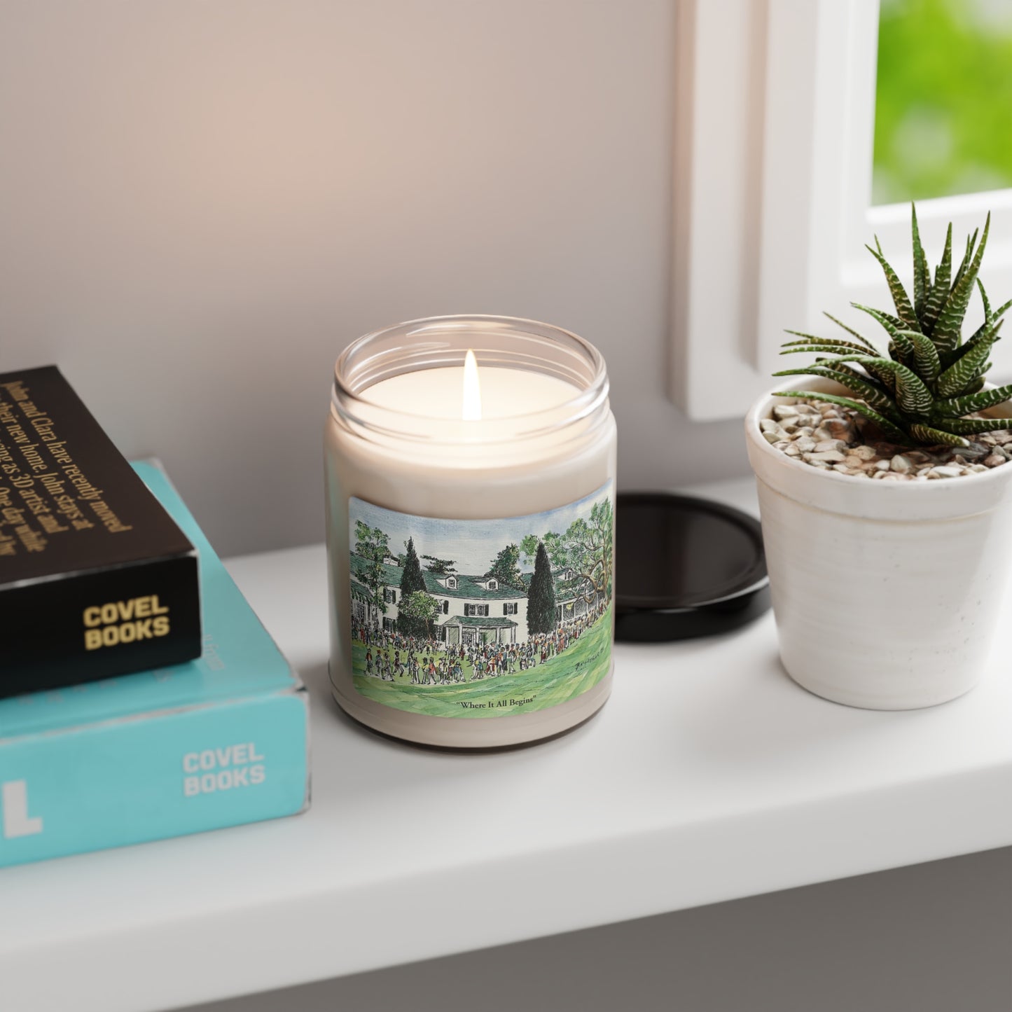 Patrons of Augusta Scented Candle Featuring Original Golf Art